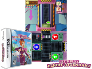 Let's Play Flight Attendant (USA) (En,Fr,De,Es,It) Cover